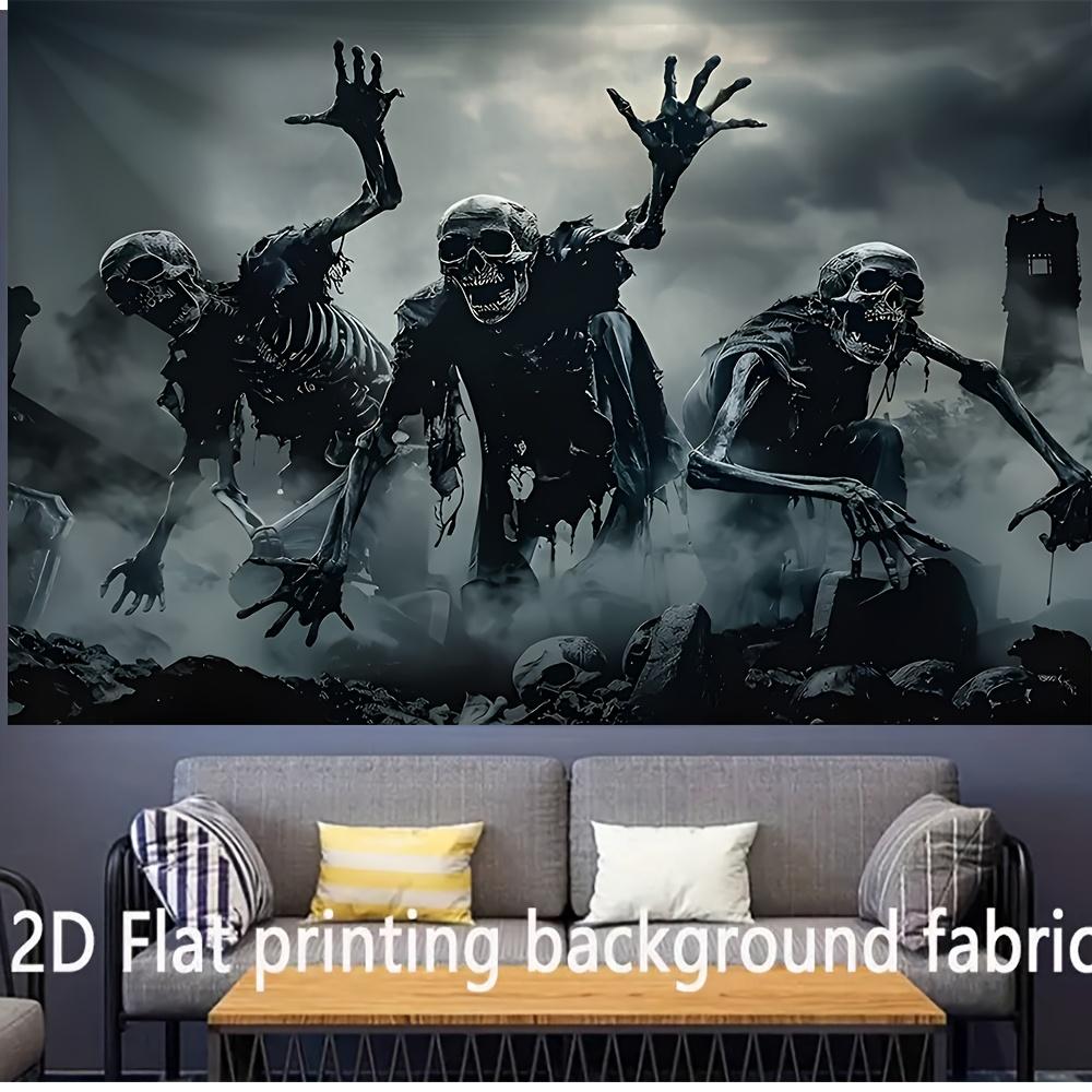 1 piece of 2D plane Gothic Zombie Apocalypse Halloween multi-purpose decoration suitable for festivals.PMJ