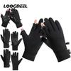 Перчатки Loogdeel Outdoor Ветрозащитные Водонепроницаемые Защищающие от холода Мужские для вождения Велоспорта Рыбалки Лыжные Зимние Теплые Перчатки с сенсорным экраном