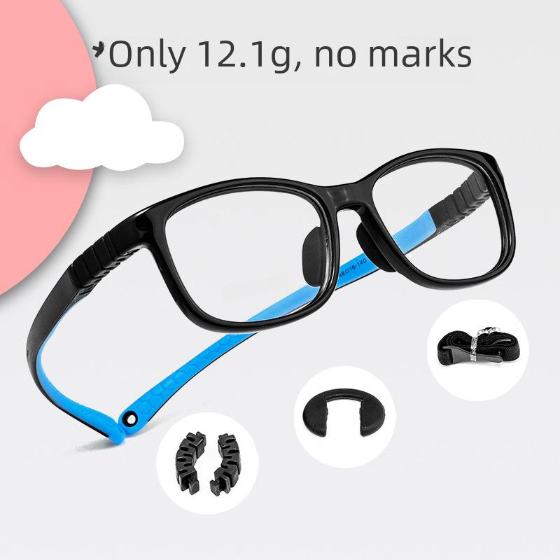 Детская сверхлегкая силиконовая оправа для очков для близорукости 9017ET - материал TR, маленькая оправа для мальчиков и девочек