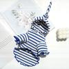 Pet Autumn and Winter Clothing, Striped Caps, Cat Bippers, Dog and Cat Clothes, Bichon Frise Dog Supplies