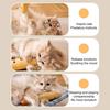 Плюшевая Рыбка Игрушка для Кошек Натуральная Кошачья Мята Мягкая Самостоятельная Игра Упражнение Интерактивная Жевательная Игрушка-Пиналка Игрушка для Котят для Домашних Кошек