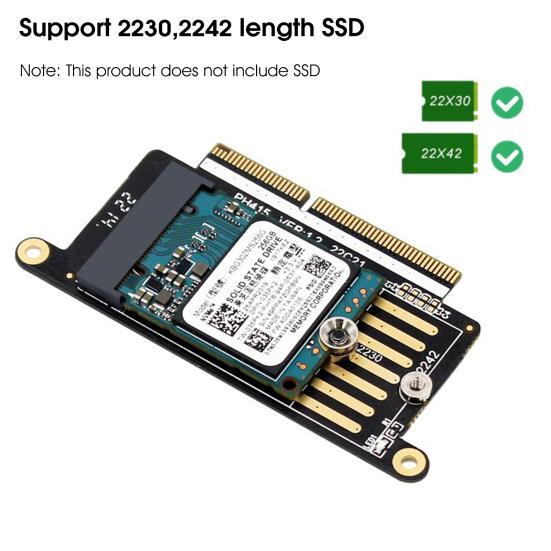 SSD Adapter Card 2017 A1708 SSD for MacBook Pro 2016 To NGFF M.2 MKey