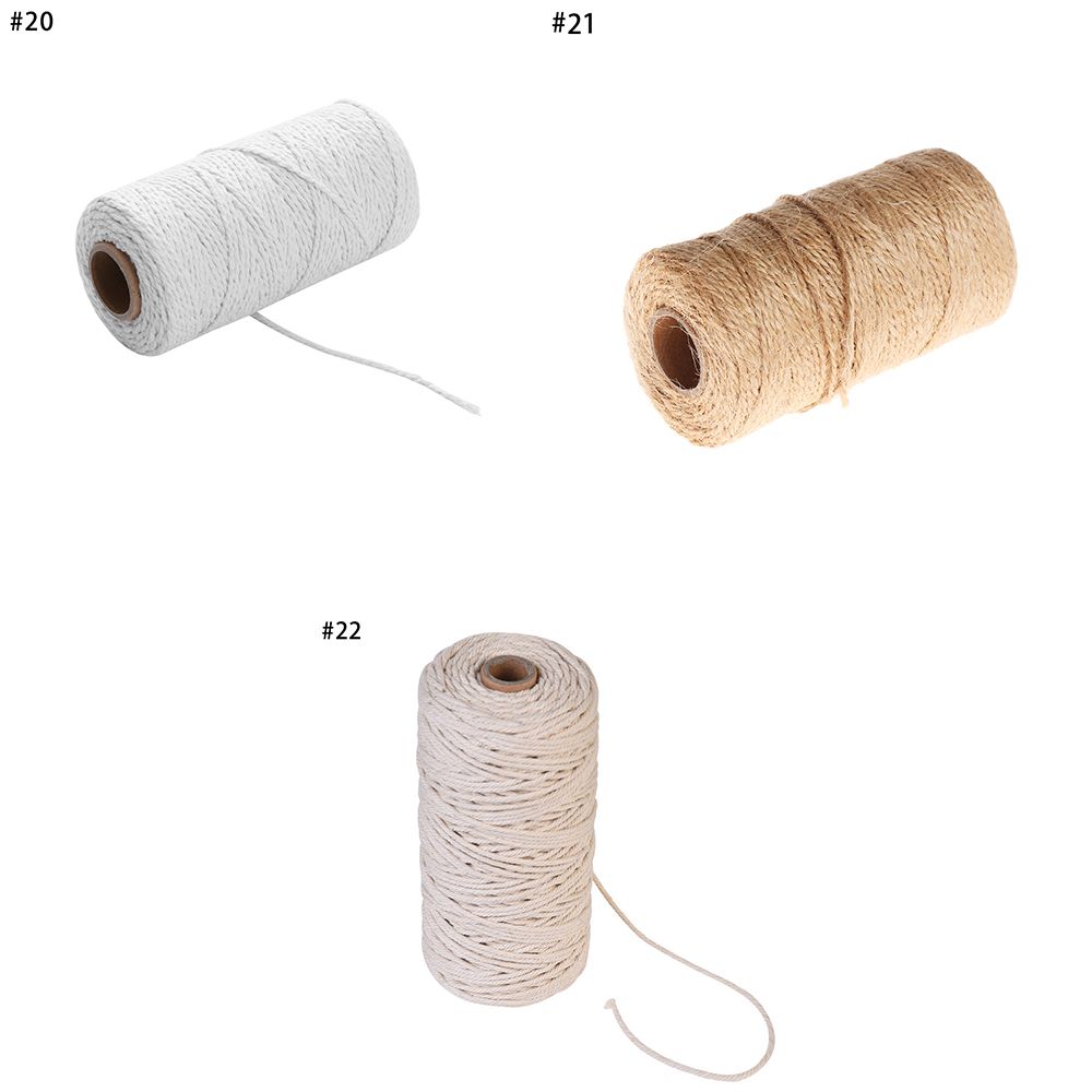 100meters/roll Bakers Home Decor Handmade Twine String Packing Craft Projects DIY Rope Cotton Cords