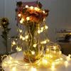 LED Bubble Ball Lights String Battery Powered For Home Bedroom Outdoor Garden Wedding Party Christmas Tree Decoration Fairy Lamp