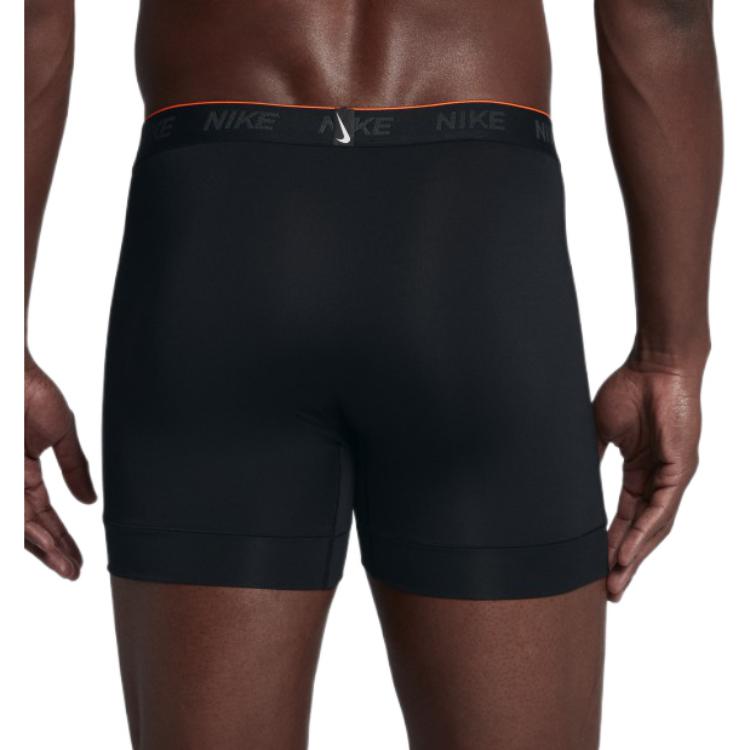 Nike Комплект нижнего белья из двух мужских трусов с логотипом и эластичным поясом, черный AO1209-010