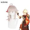 Kazuha Косплей Парик Genshin Impact 46 см Короткие Волосы Аниме Косплей Хэллоуин Термостойкие Синтетические Парики