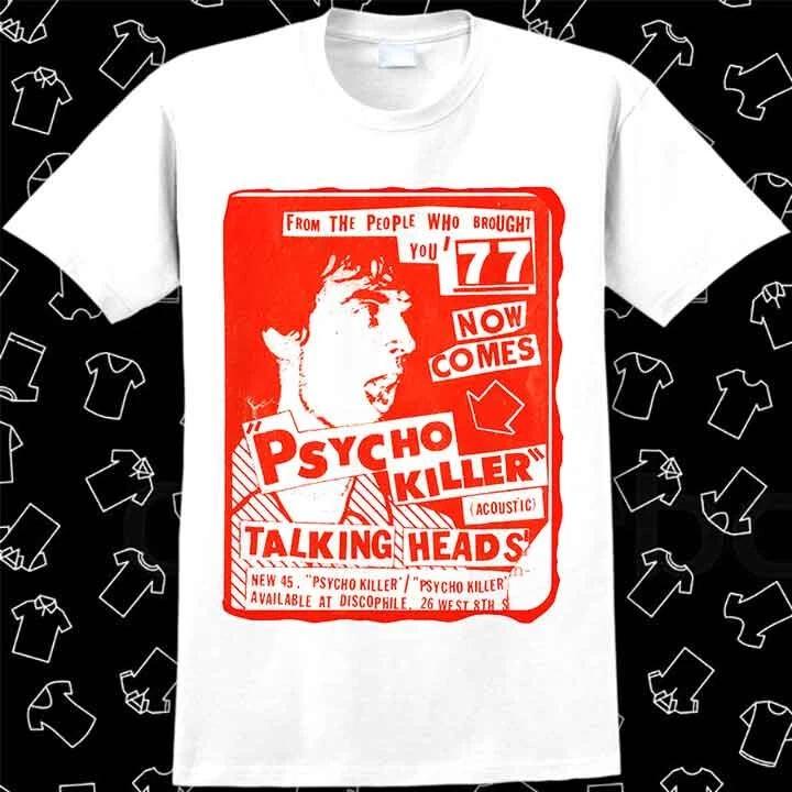 Talking Heads Psycho Killer Red Limited Edition T Shirt 1135
