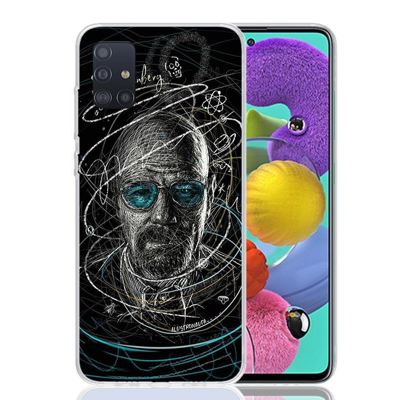 Breaking Bad WalterWhite Phone Case for Samsung Galaxy A52 A51 A50S A12 A22 A32 A72 A10S A30S A31 A71 Note 20 Ultra 10 Plus S10