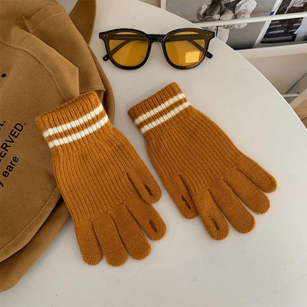 Перчатки для вождения Перчатки Вязаные Кашемировые перчатки Зимние шерстяные варежки Женские перчатки