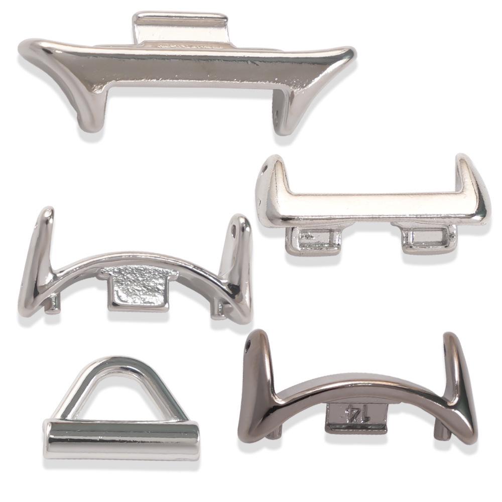 Ручная работа, Пряжка для ремешка часов из цинкового сплава, Соединитель для браслета с D-образным кольцом с пружинным штифтом быстрого снятия