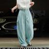 Summer Japanese Street Fashion Cool Wide-leg Cargo Women Pants High-waisted Thin Casual Sunscreen Trousers