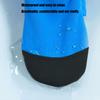 Pack of 4 Reflective Dog Bootie Waterproof AntiSlip Soles Soft Rain Shoes Paw Protectors for Small Breeds Hiking Walking