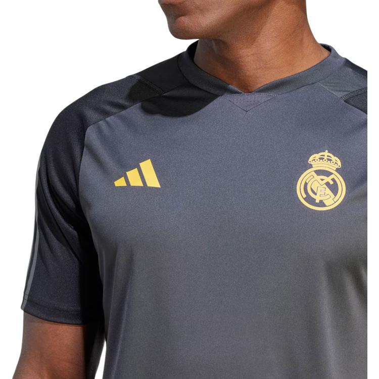 adidas Мужская футбольная майка Угольно-черная IB0040