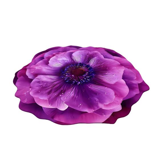 3D Flower Bathroom Rug Anti-Slip Absorbent Floor Mat Realistic Flower Area Rug for Entrance Living Room Bathroom Bedroom
