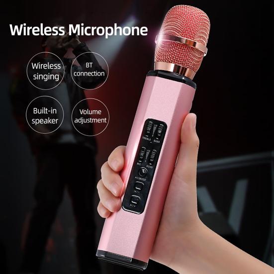 K6 Wireless Microphone Noise Cancelling Sensitive High Fidelity Bluetooth-compatible 5 Karaoke Condenser Microphone