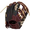 Rawlings Fit DP COLORS GS5FHDR34GF Throw Girls' HOH® Baseball/Softball Glove, Infielder's Glove, Shelly/Black, 11.5 Inches, Right-Handed