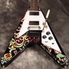Gibson Custom Jimi Hendrix Flying V Ebony Epiphone/Inspired "Love Drops" [3,21 кг][S/N 24111524588]