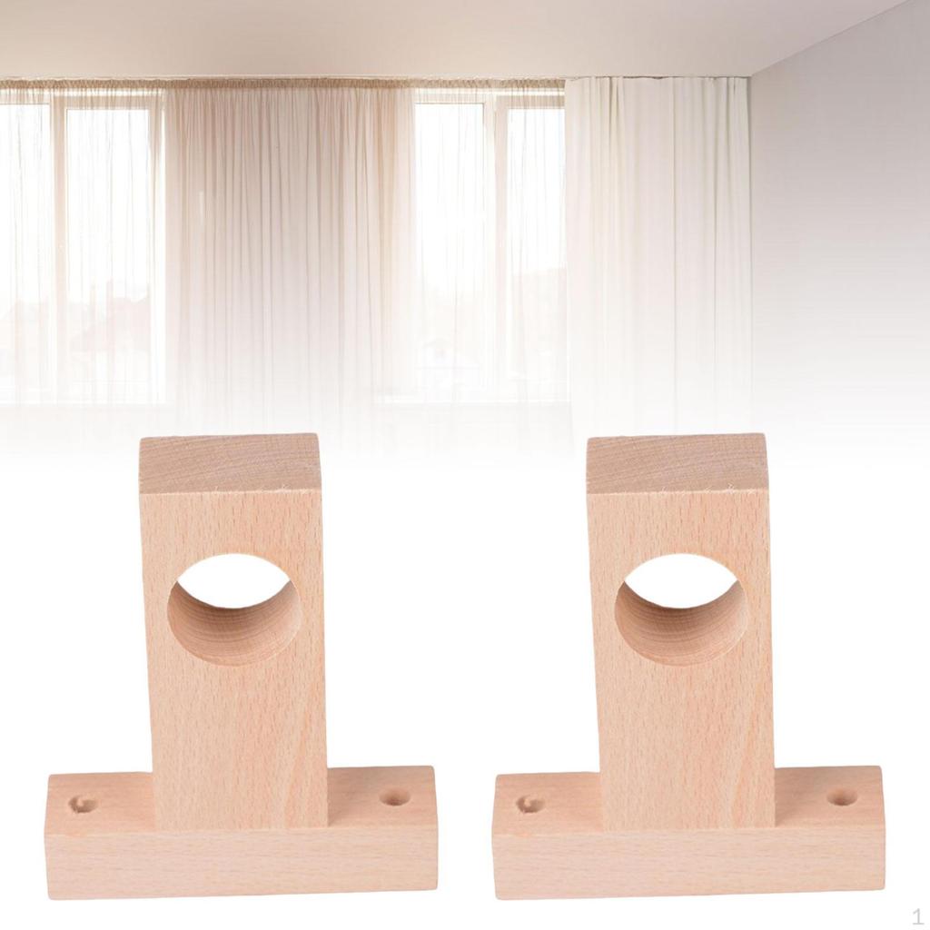 2 шт. Кронштейны для карнизов Римский кронштейн Потолочный подвесной крючок Многоцелевой деревянный держатель
