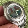 Б/У Хорошее Состояние FOSSIL BIG TIC Fossil Big Chick Часы Радужные