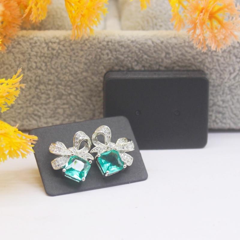 100 шт. новых модных женских сережек 3,5x2,5 см упаковочная карточка