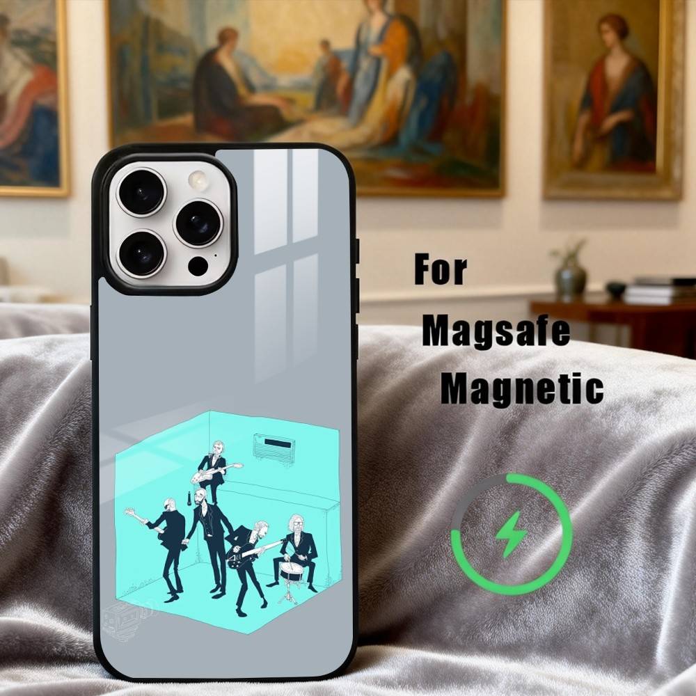 Rockin T-The N-National Band Phone Case For iPhone17,16,15,14,13,12,11 Plus,For Magnetic Wireless Charge Cover