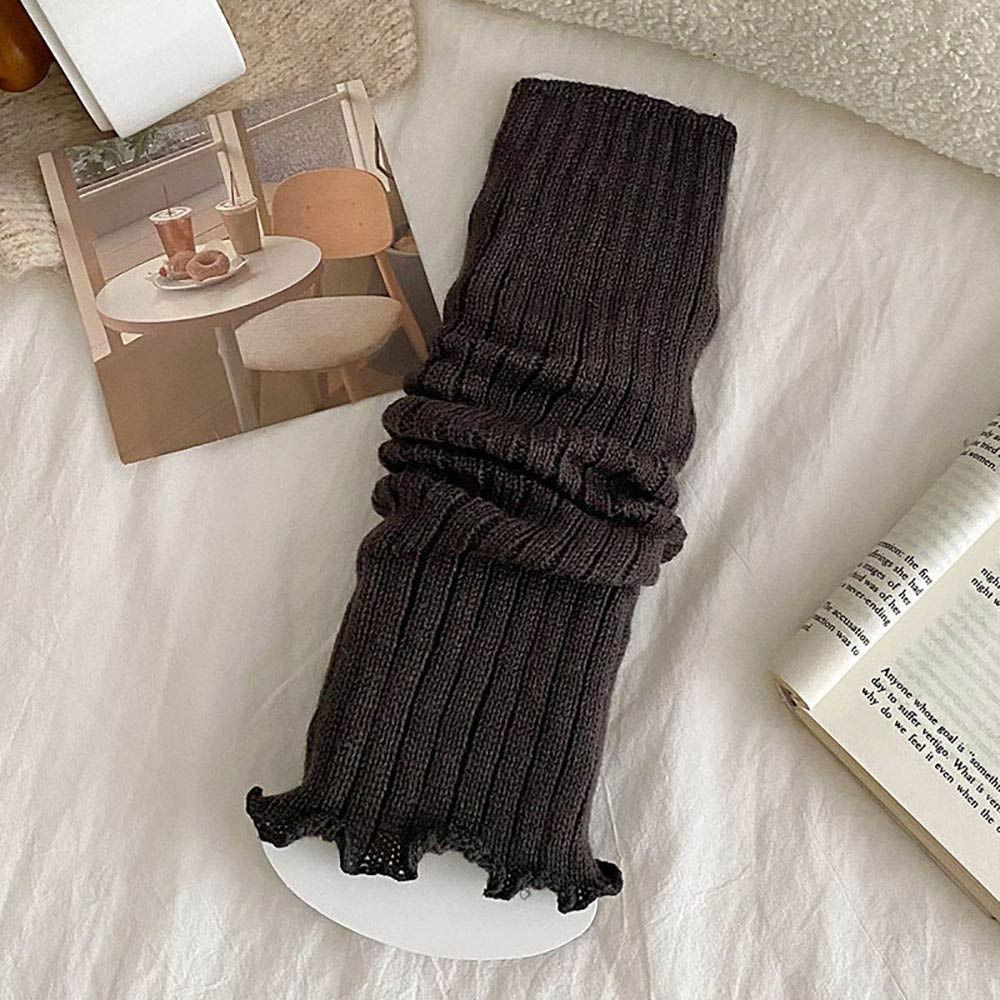 Cute Sweet Leg Warmers Knitting Warm Foot Cover Fashion Lolitas Knitted Socks Women Girls