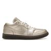 Air 1 Low SE Metallic Zinc Women Sneakers Silver Summit-White Velvet-Brown HQ3529-099