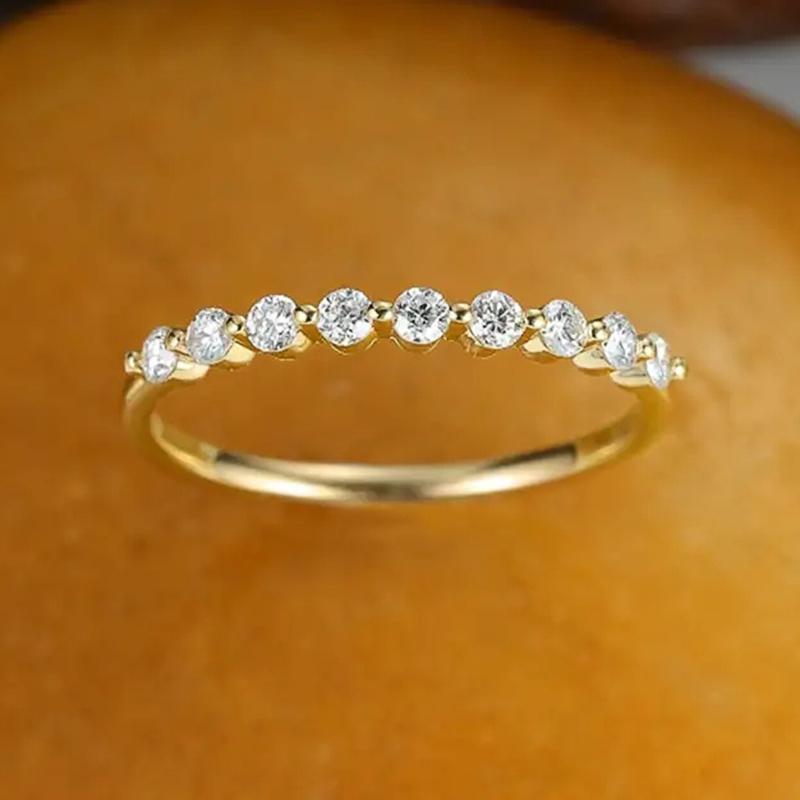 Тонкие кольца из кубического циркония для женщин, свадебные аксессуары для помолвки, минималистичные женские кольца, эффектная бижутерия, дропшиппинг