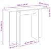 Console Table Sonoma Oak 100 x 30 x 75 cm Engineered Wood