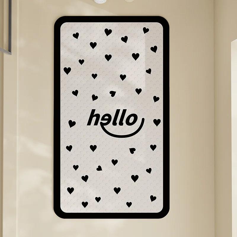 Коврик для ванной KONI из ПВХ, мягкий, для душа, нескользящий, с присосками, массажный коврик для пола, безопасный для детей