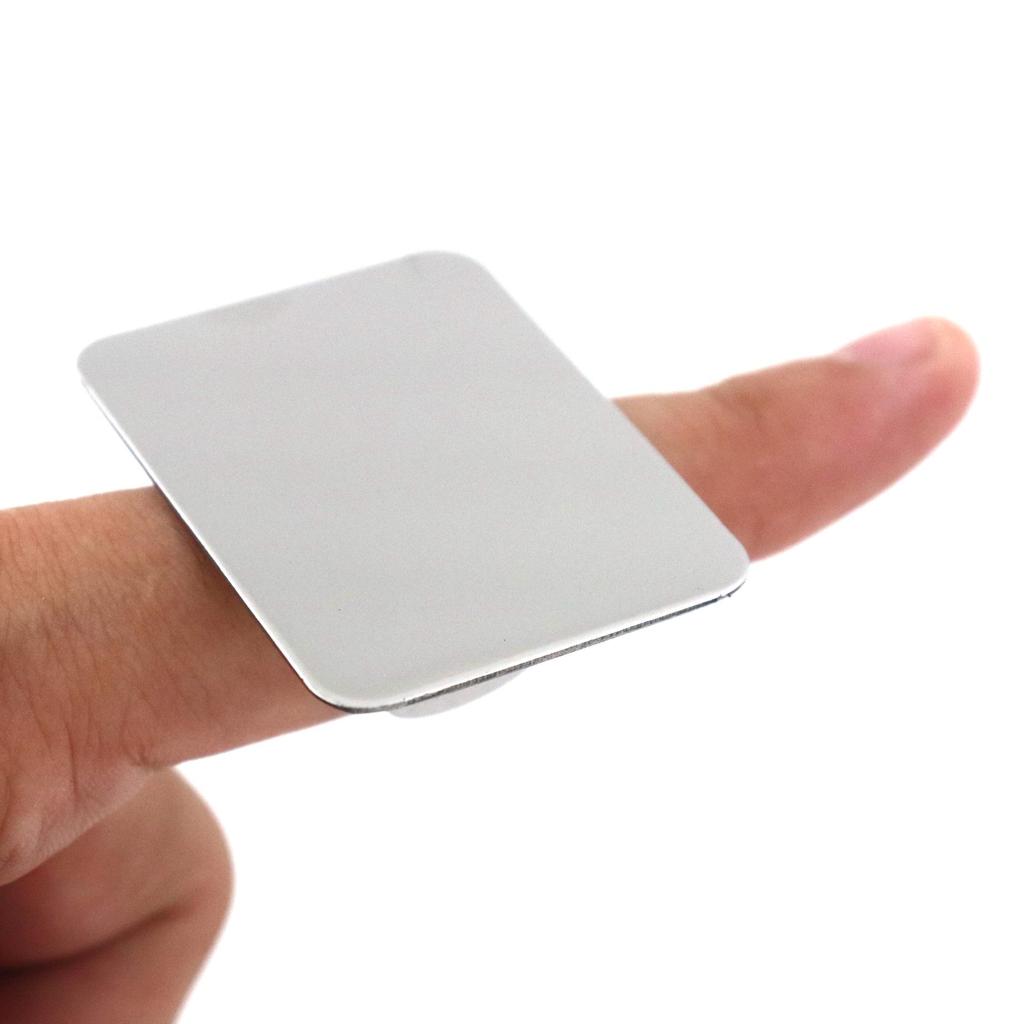 В наличии набор колец-палитр для смешивания макияжа из нержавеющей стали