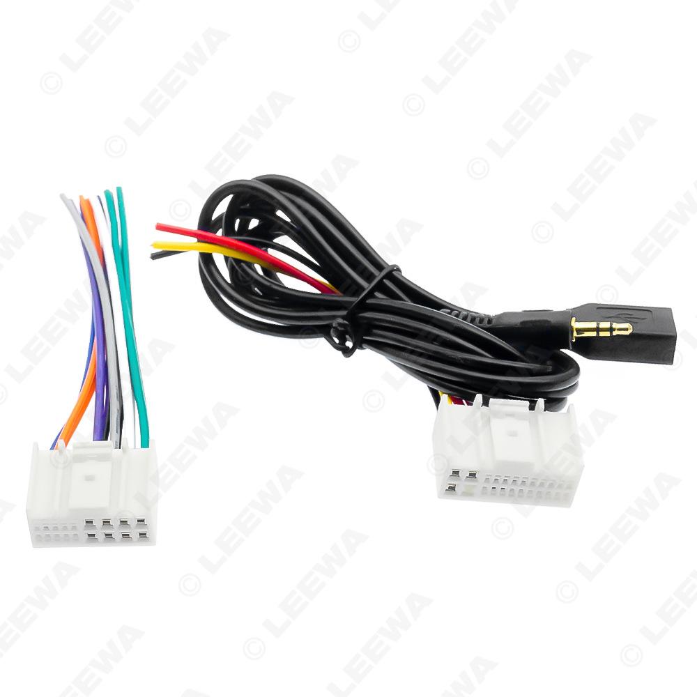 Kia Car Audio Wiring Harness for K2 K5 Sportage with USB AUX Cable