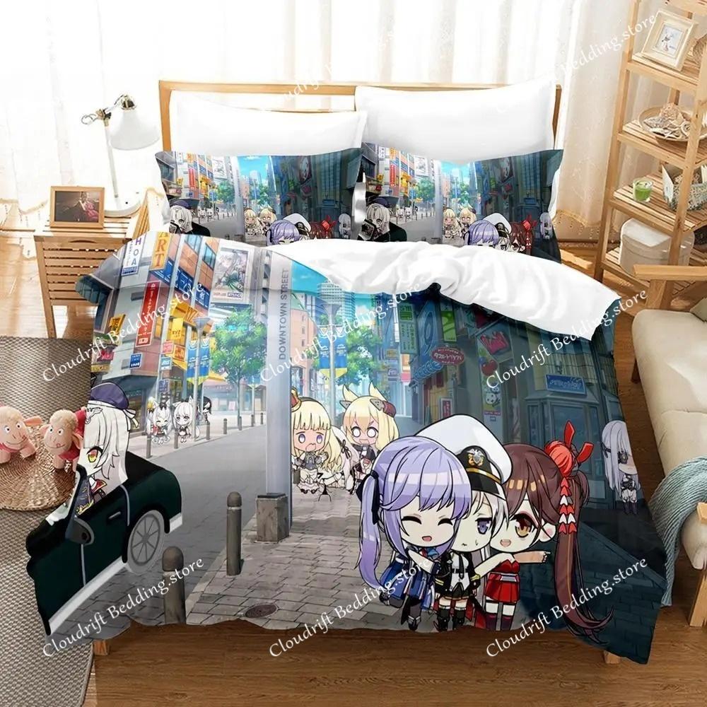 3d Print Anime Kawaii Girl Azur Lane Bedding Set Single Twin Full Queen King Size Bed Set Adult Kid Bedroom Duvet Cover Sets