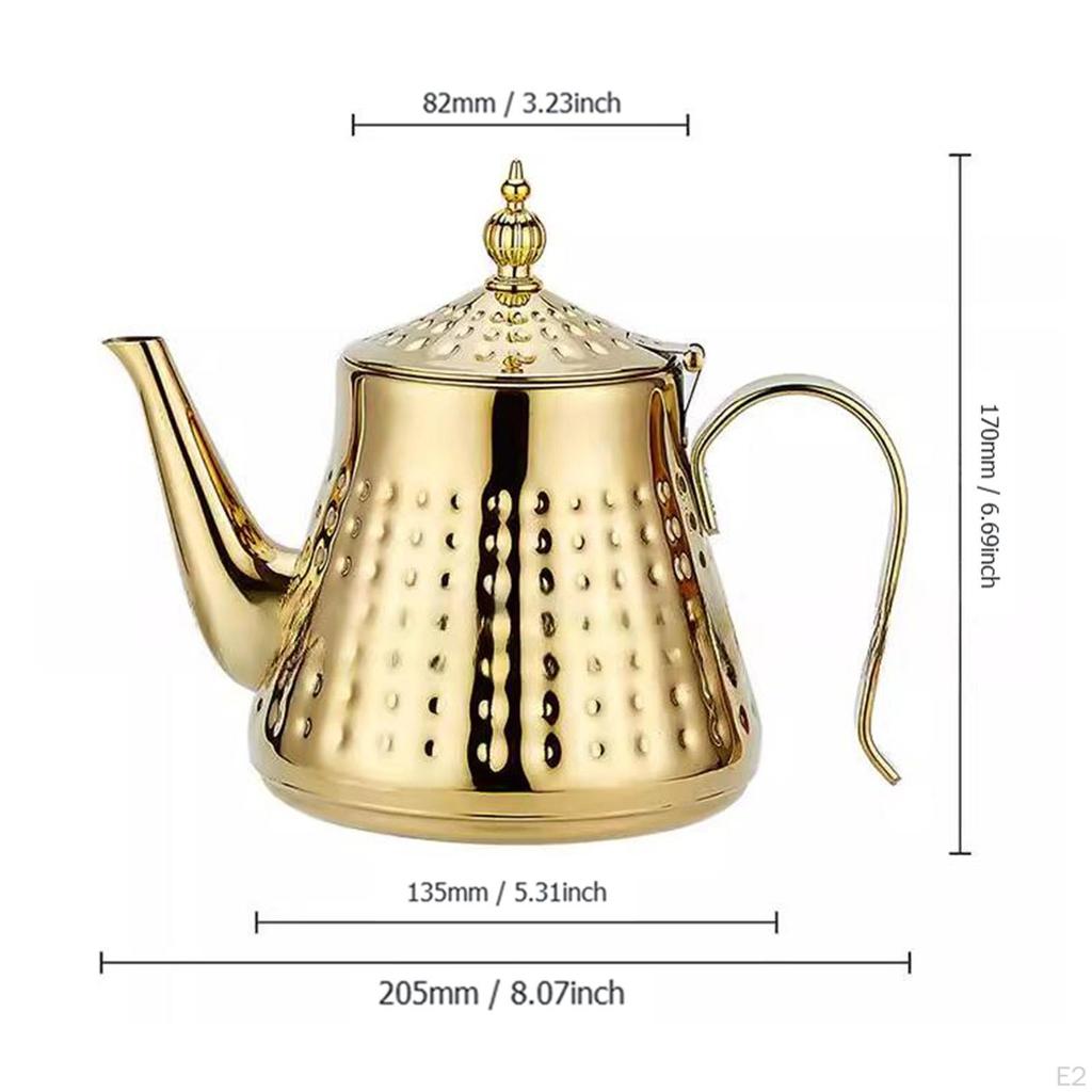 Stainless Steel Kettle for Loose Leaf Tea And Coffee Serving At Home Or Office