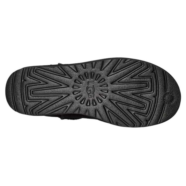 UGG Leather Comfortable Versatile Short Boots Women Boots Black 1153490-BLK