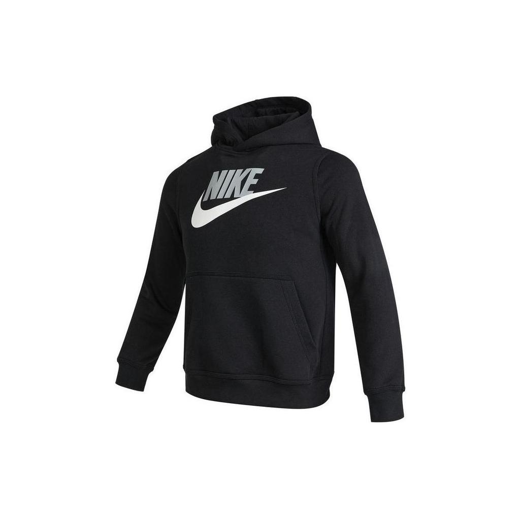 Nike Hoodie With Brand Logo Kids Hoodies Black DA5064-010