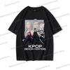 KPop Demon Hunters T-shirt for Women Men Fashion Anime Movie Tees Cute KPop Demon Hunters Funny Short Sleeve T Shirt Gifts