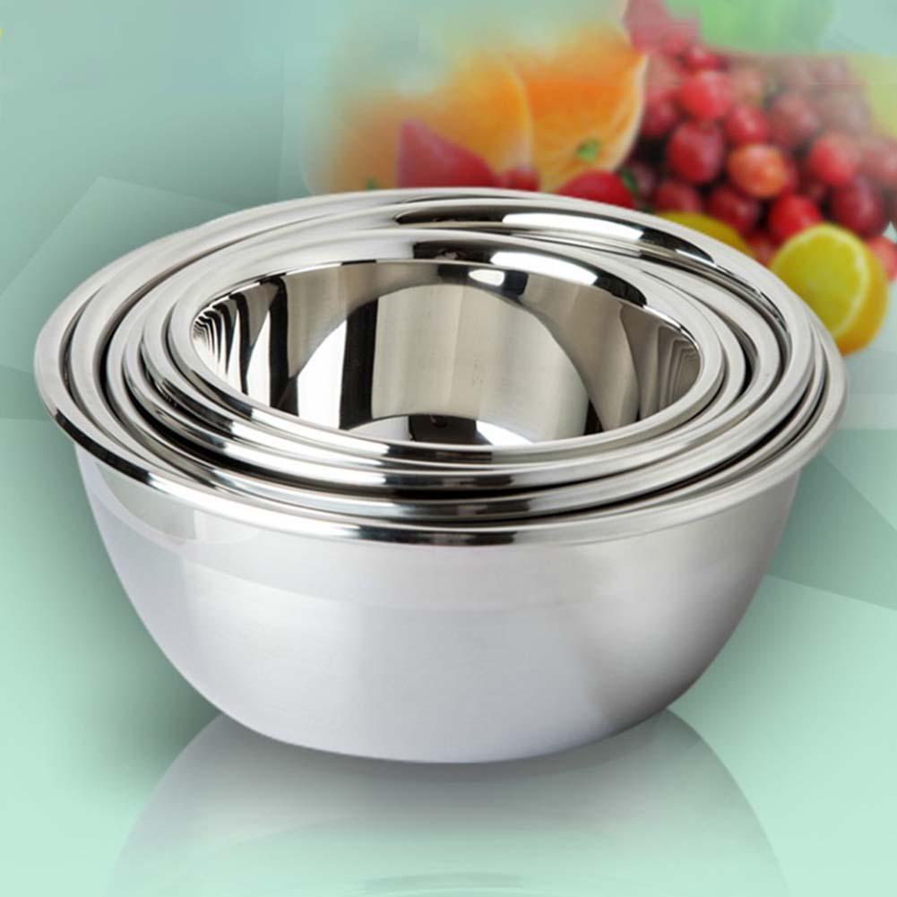 Kitchenware Stainless Rice Noodles Thickened Soup Bowl Vegetables Basin Kitchenware