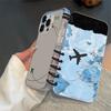 Книжный чехол для телефона Apple 17PRO Мультяшный AIR Милый Полупрозрачный Интернет-знаменитость Мягкий край Книжный чехол для телефона
