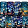 Чехол для iPhone 16 15 Xiaomi Redmi Note 14 13 12 11 Pro Max X 8 9 16e Samsung Galaxy S25 S24 S23 Moto OPPO Huawei Starry Night Van Gogh Phone Case