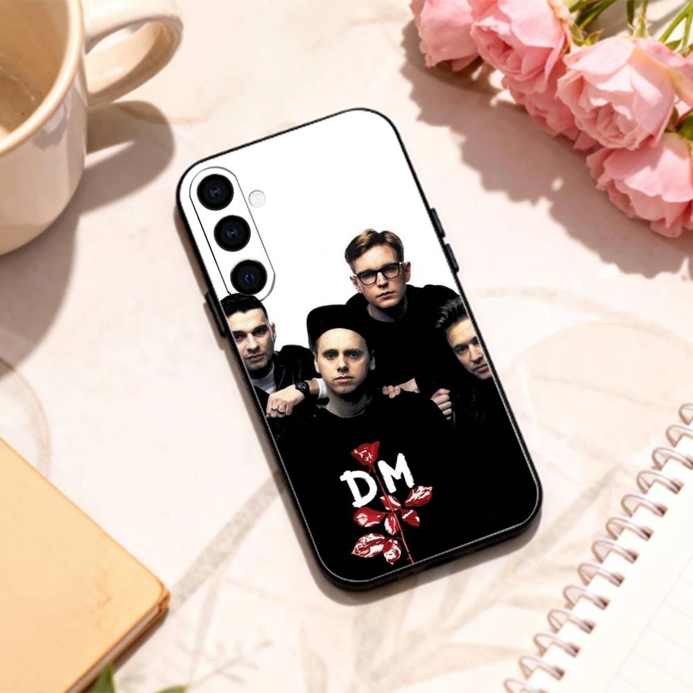 B-Band Depeches M-Modes Чехол для телефона для Samsung Galaxy A73,A72,A71,A70,A53,A52,A51,Другие Мягкий черный корпус