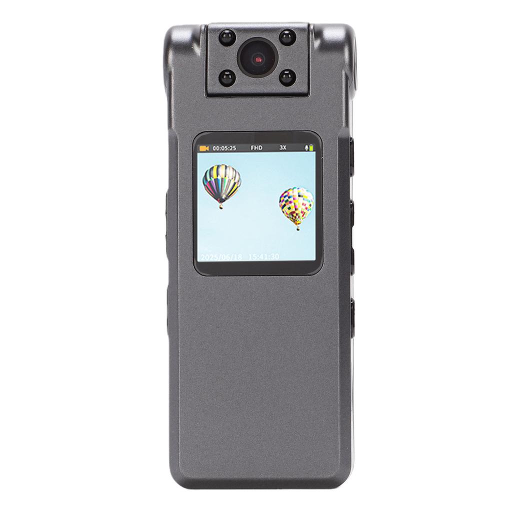 Voice Video Recorder 1080P HD Noise Reduction Voice Video Recording Device with 180 degrees Rotating Lens Stereo