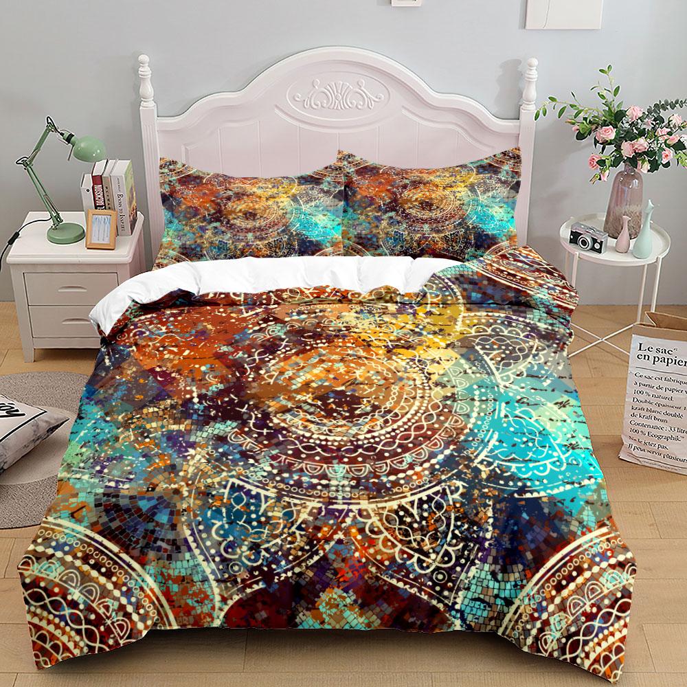 Dreamcatcher Bohemian Duvet Cover Set Single Twin Double Queen King Cal King Size Bed Linen Set