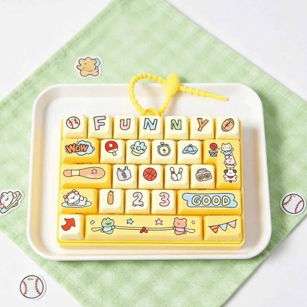 Wooden Fish Design Electronic Keyboard Toy Children's Hanging Ornament For Children