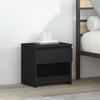 Nightstand Black 40x30x39 cm Engineered Wood