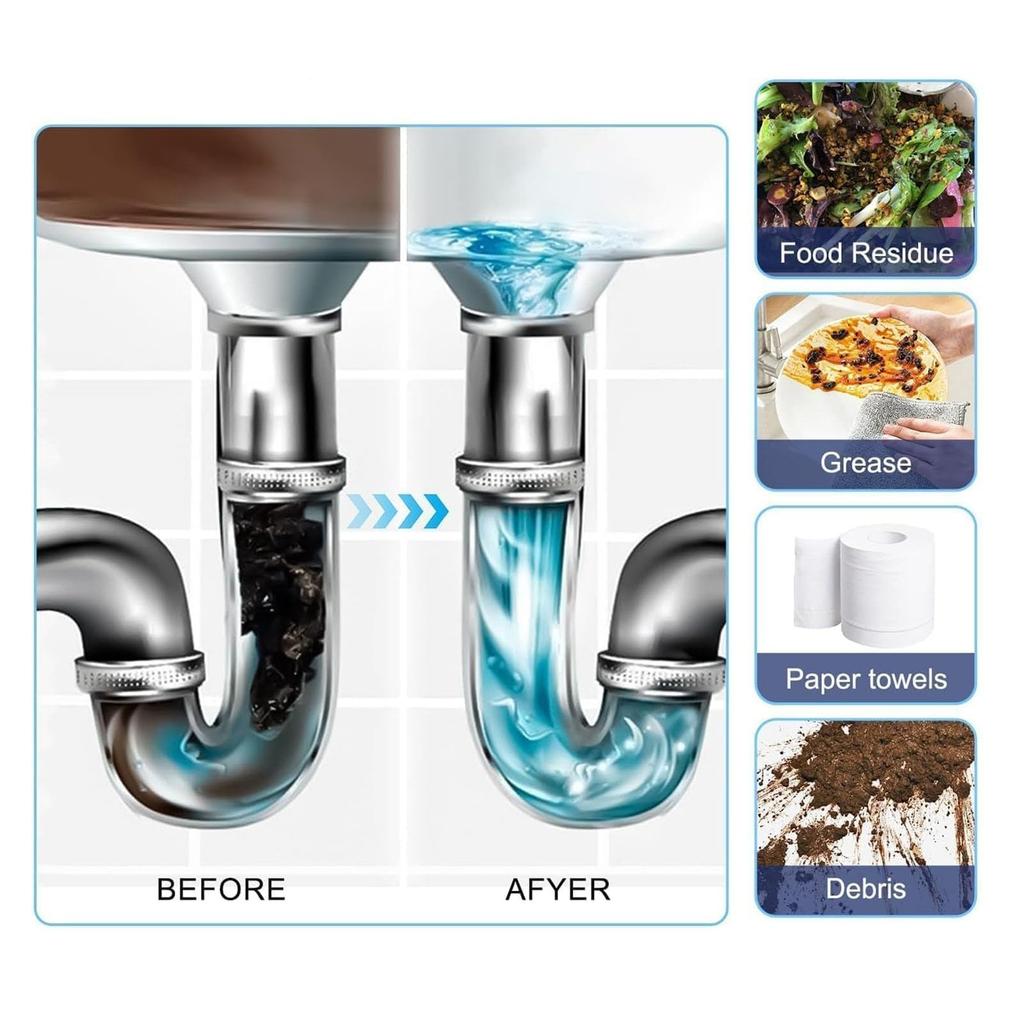 Дноуглубительное средство, средство для удаления засоров, средство для разблокировки кухни, мощное средство для дноуглубления труб для быстрой очистки кухни