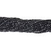 2/3/4mm DIY Bracelets Materials Handmade Loose Spacer Beads Black Spinels Stone Beads  Necklace