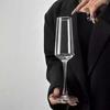 ZISIZ Handmade Baccarat-Style Ceramic Champagne Goblet
