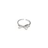 LAYERMOOD 24 Tie ribbon Ring-silver925