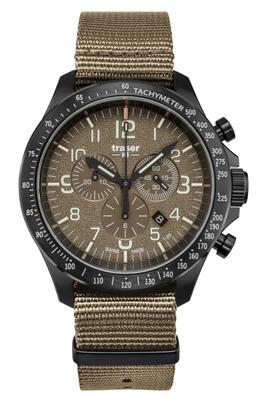 Tracer P67 Officer Pro Chrono 109459 Коричневые часы-хронограф Мужские